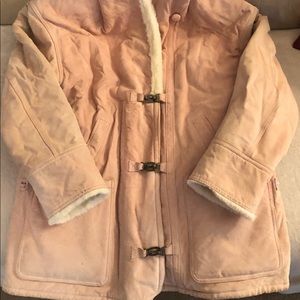 Victoria’s Secret by Gallery Pink Leather Coat